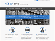 Tablet Screenshot of edi-line.de
